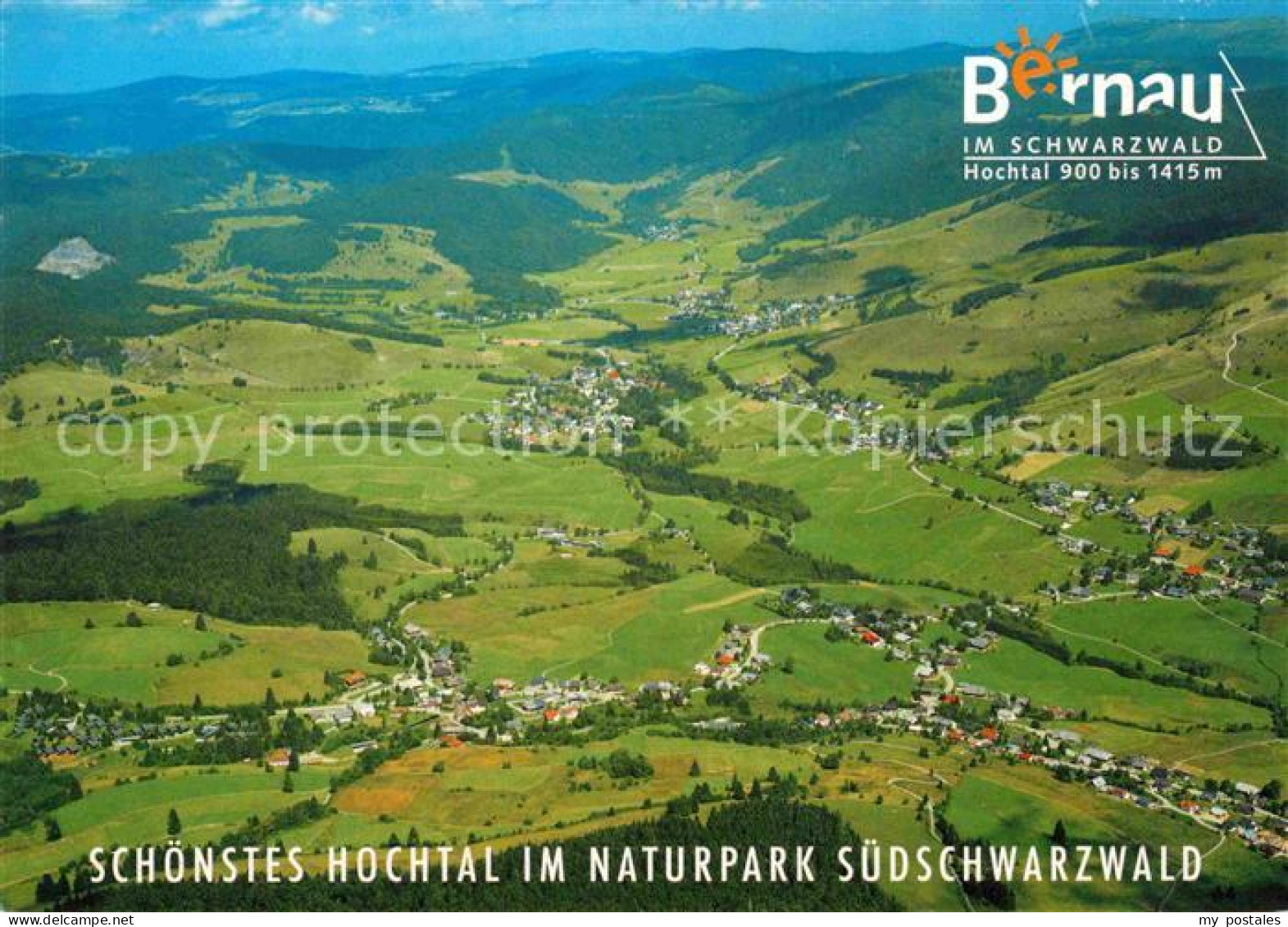 72727756 Bernau Schwarzwald Fliegeraufnahme Hochtal Im Naturpark Suedschwarzwald - Bernau