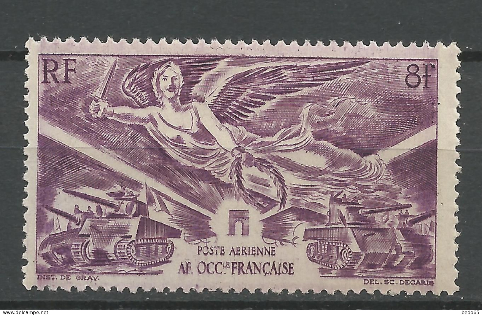 AOF PA N° 4 NEUF** Luxe SANS CHARNIERE NI TRACE  / Hingeless  / MNH - Ungebraucht
