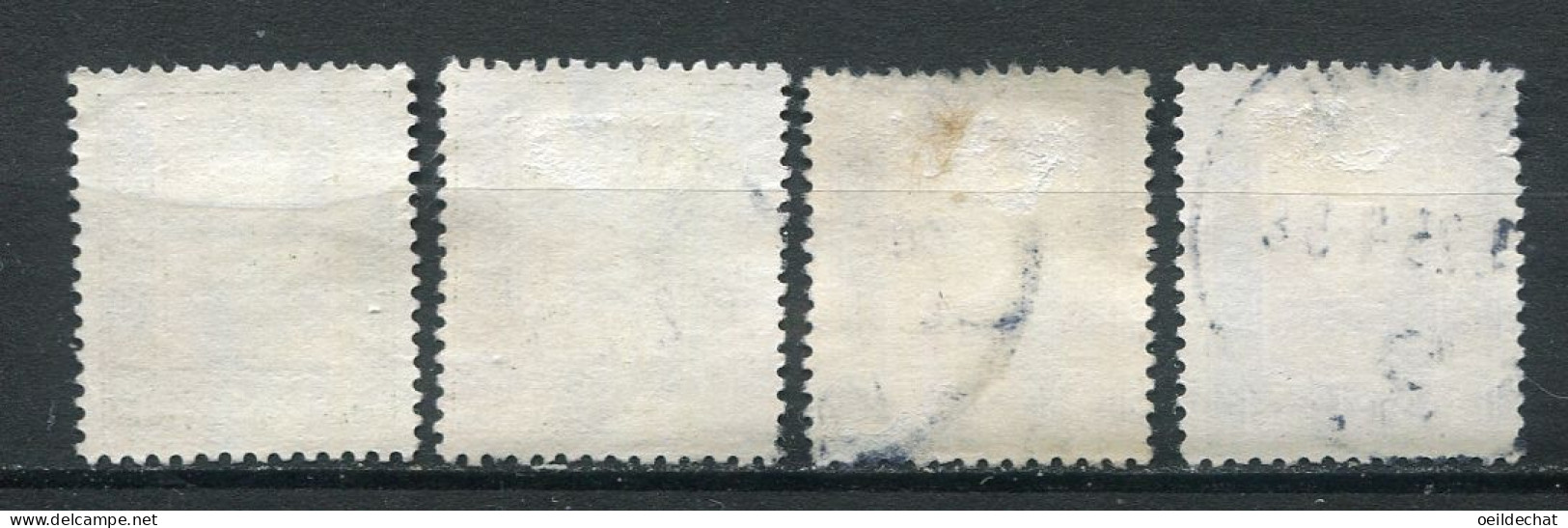 26269 Danemark  N°153,155,159,164° Tricentenaire De La Poste   1924  TB - Gebraucht