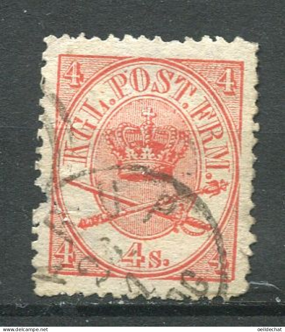 26266 Danemark °13° 4s. Rouge  1864  B/TB - Used Stamps