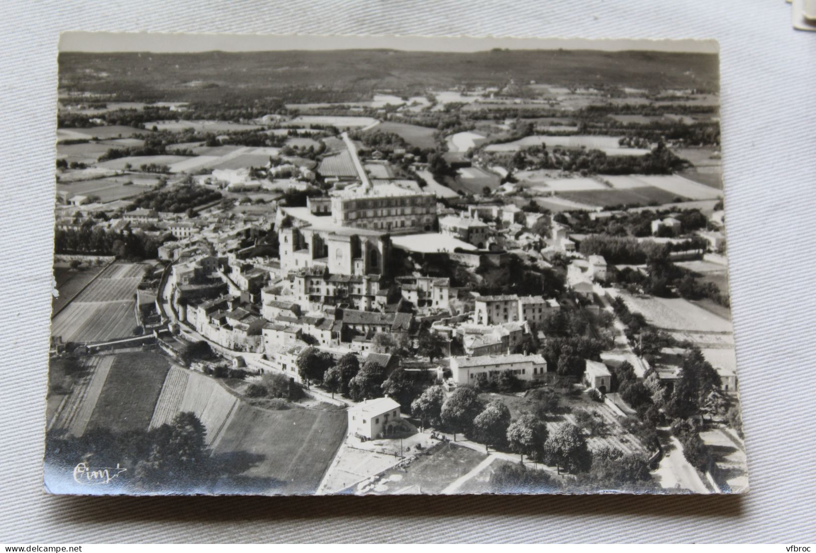 L526, Cpm, Grignan, Vue Aérienne, Drôme 26 - Grignan