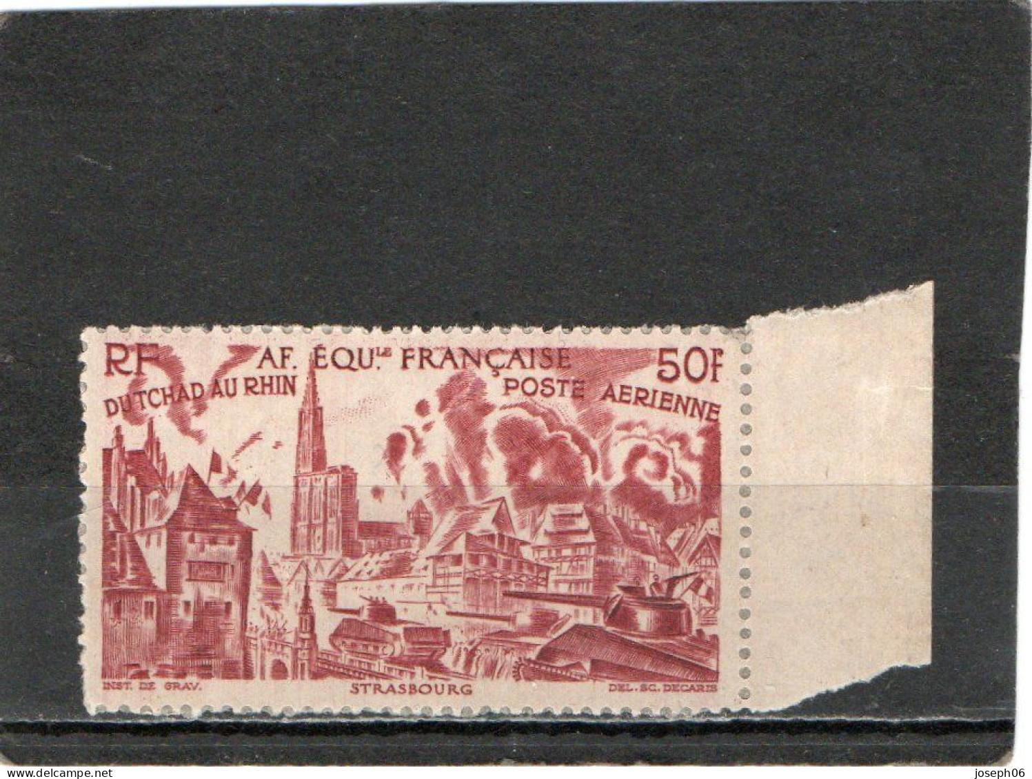 AFRIQUE  EQUATORIALE   1946  Poste  Aérienne   Y.T. N° 44  à  49   NEUF* - Oblitérés