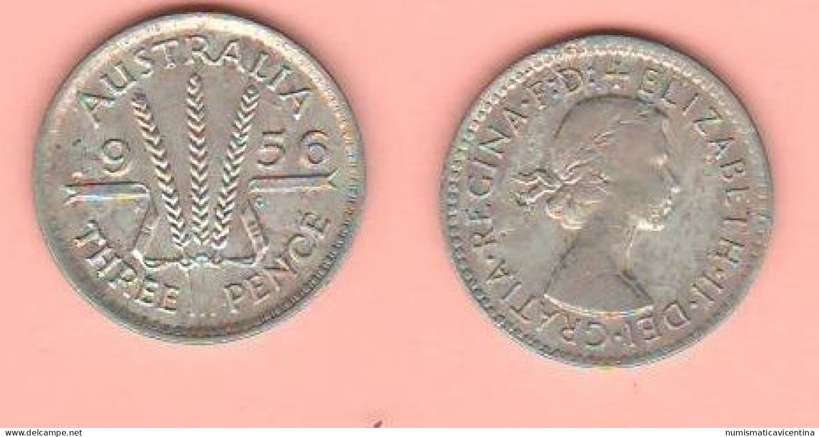 Australia 3 Pence 1956 Three Pence Australie Elizabeth Silver - Threepence