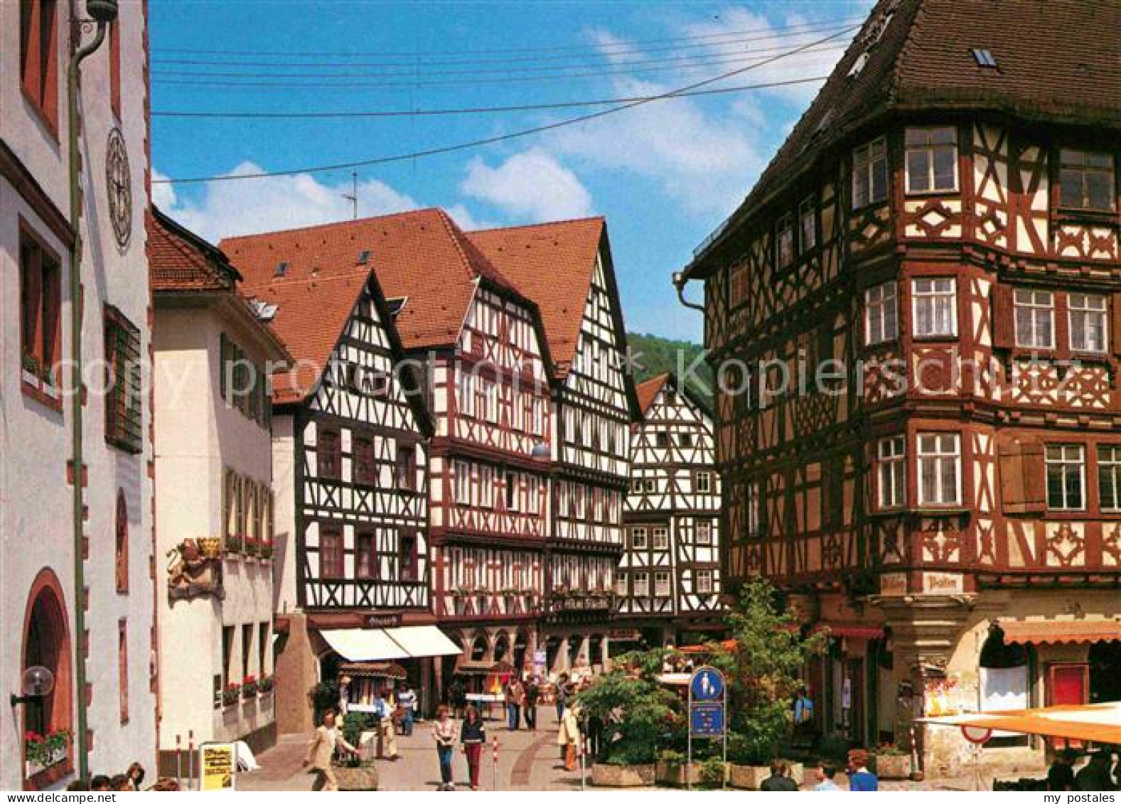 72726628 Mosbach Baden Hauptstrasse Und Palmsches Haus Fachwerkhaeuser Mosbach - Mosbach