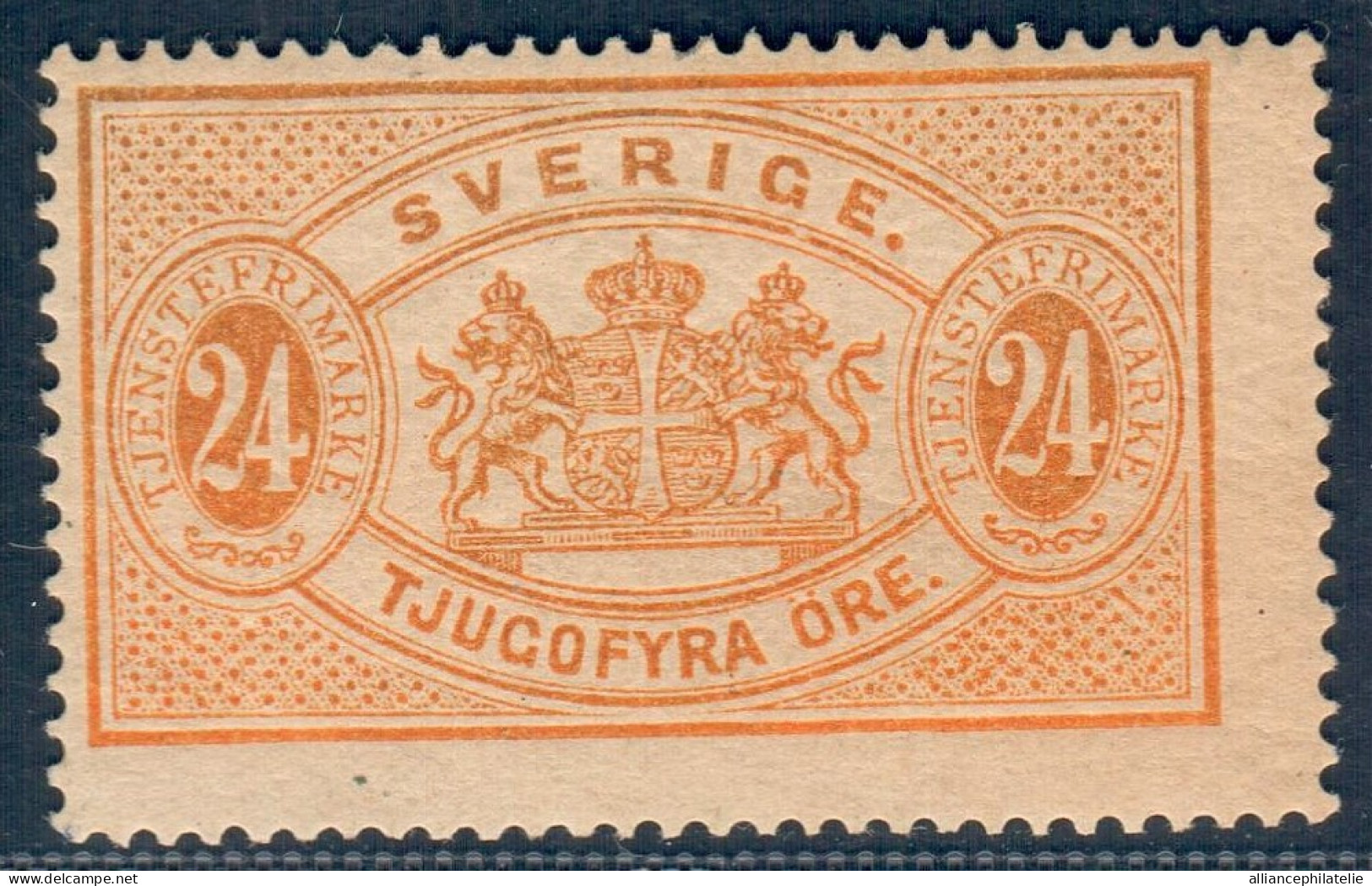 Lot N°A5397 Suède  N°8A Neuf TB - Dienstmarken