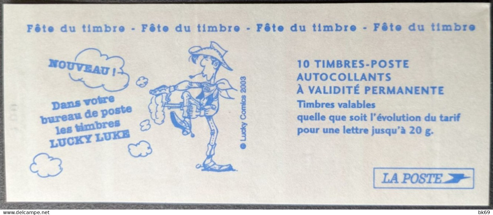 3419-C8** Carnet Luquet Daté 31-03-2003 - Modernos : 1959-…