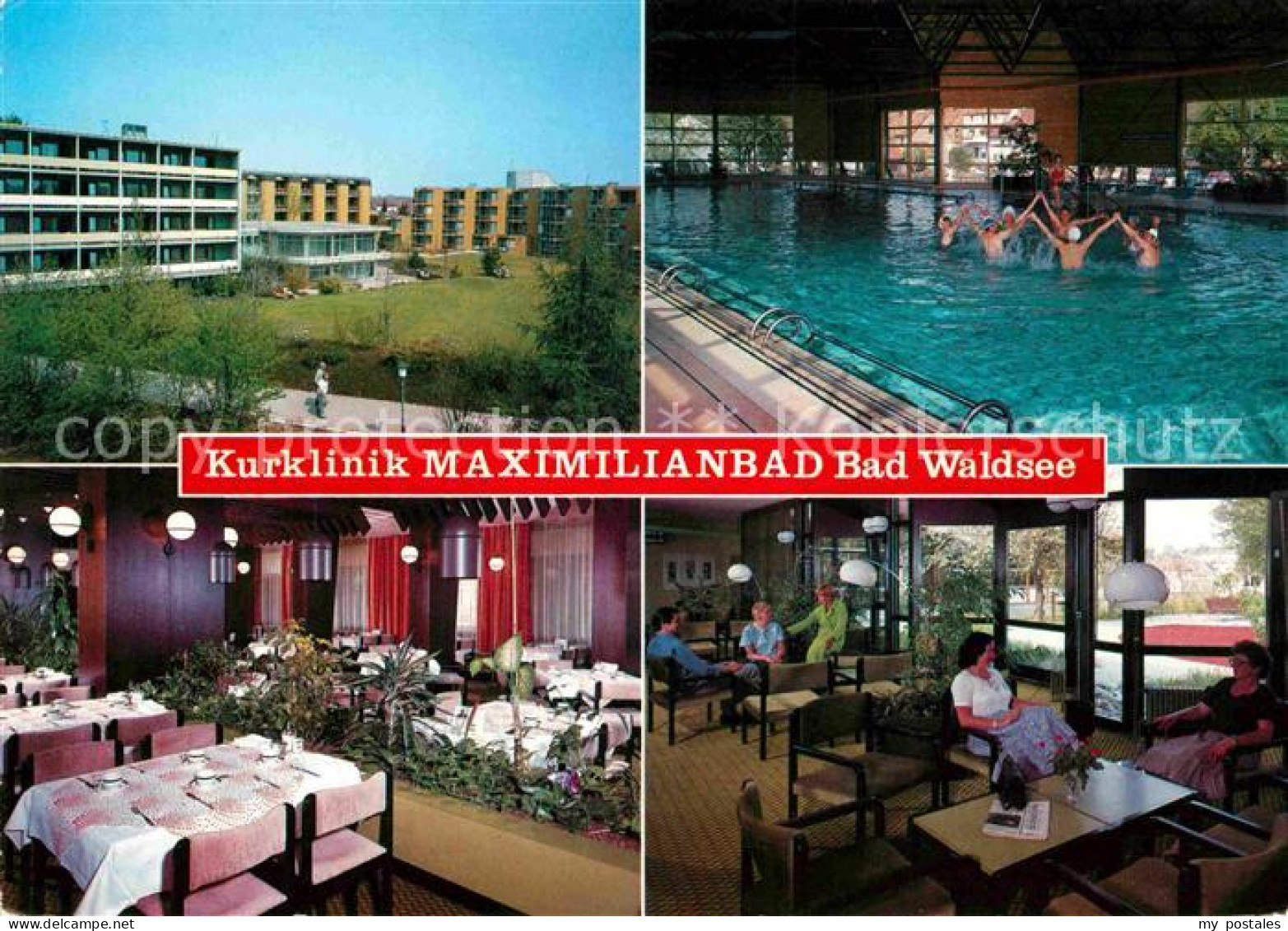 72725814 Bad Waldsee Kurklinik Maximilianbad Gast Und Aufenthaltsraum Hallenbad  - Bad Waldsee