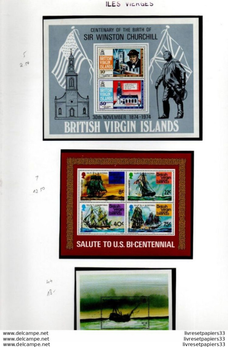 BRITISH VIRGIN ISLANDS - Sir Winston Churchill - Salute To U.S  BI - Centennial - SHIPWRECKS - British Virgin Islands