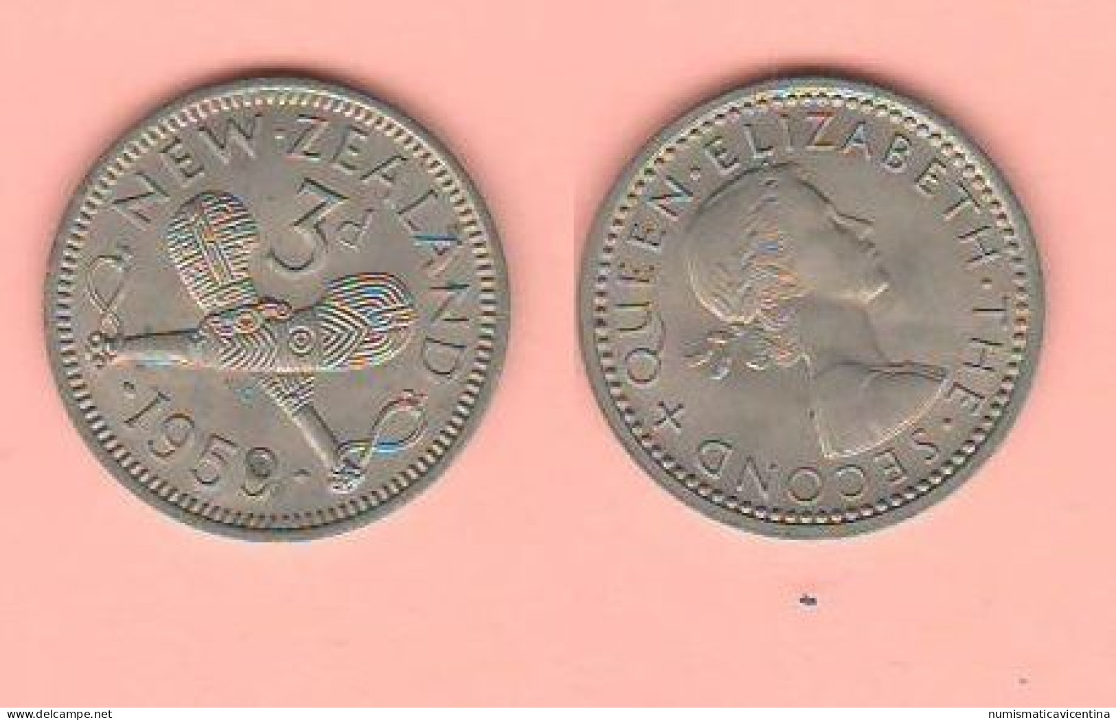 New Zealand 3 Pence 1959 Nuova Zelanda Three Pence Nouvelle Zélande - Nieuw-Zeeland