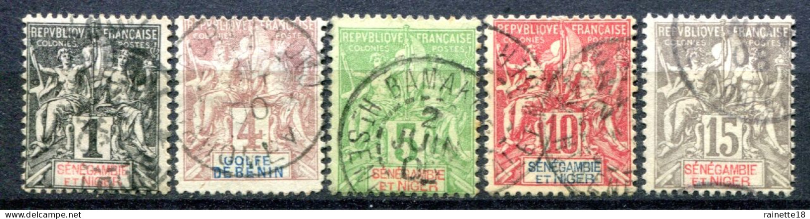 Sénégambie Et Niger      N° 1 +3/6 Oblitérés - Used Stamps