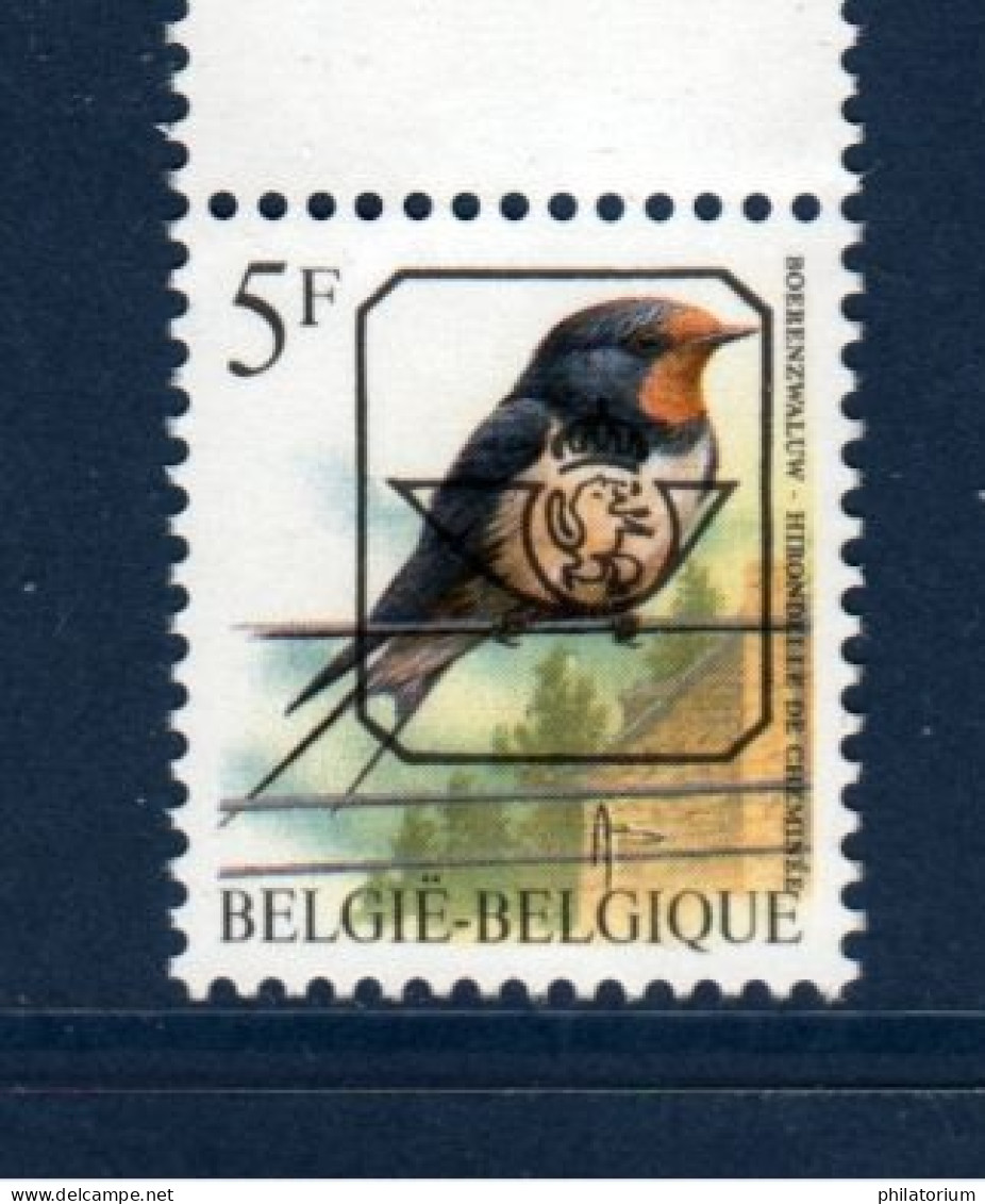 Belgique België, **, Yv Preo 501, Mi 2527xV, Hirondelle Rustique, - Typo Precancels 1986-96 (Birds)