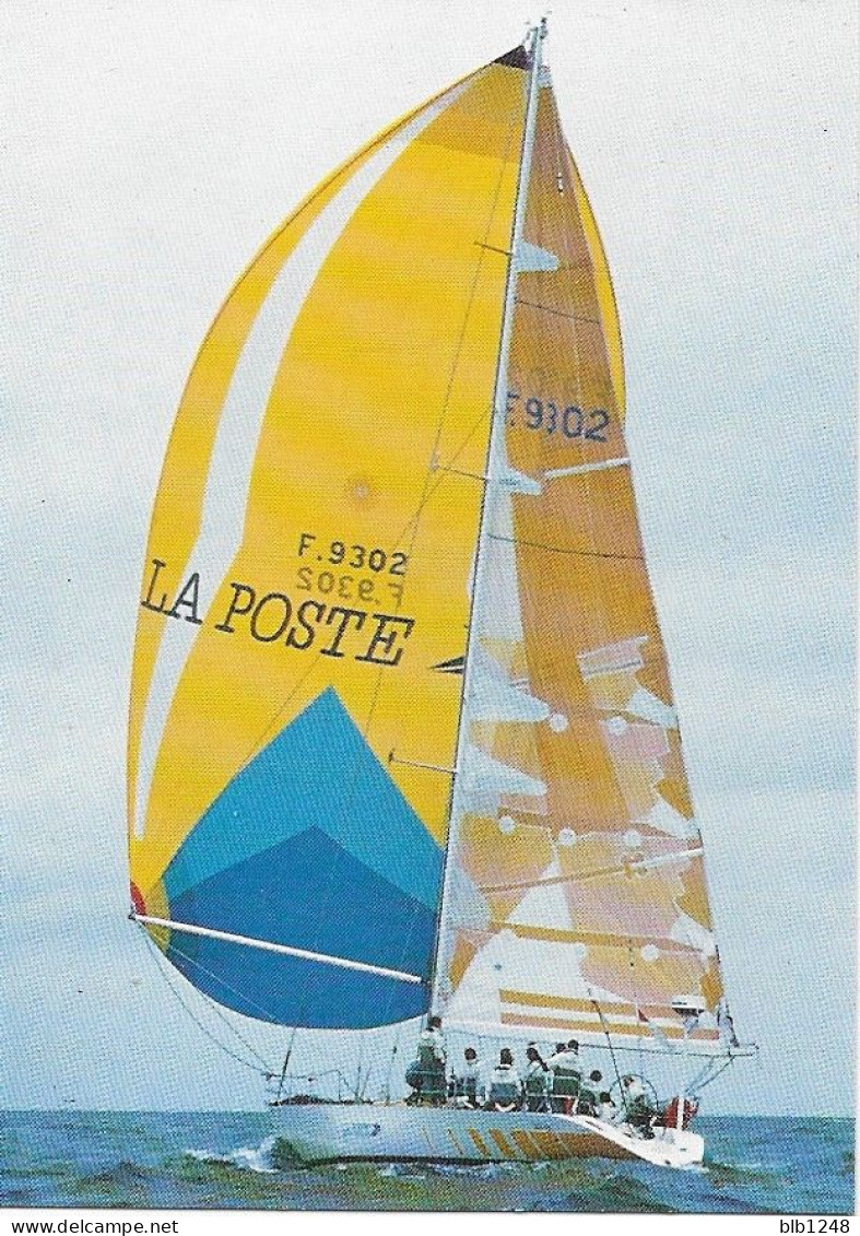 Thèmes > Poste & Facteurs  Bateau La Poste Course Autour Du Monde  1990 - Post & Briefboten