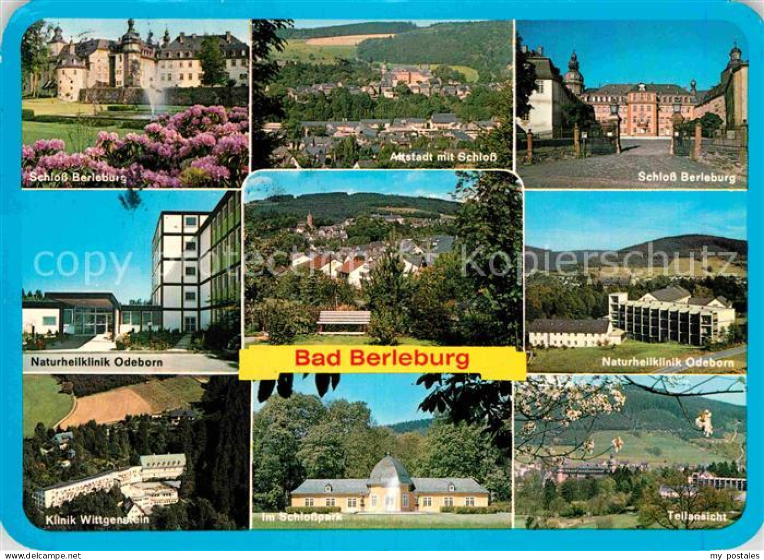 72724905 Bad Berleburg Schloss Fliegeraufnahme Naturheilklinik Odeborn Klinik-Wi - Bad Berleburg