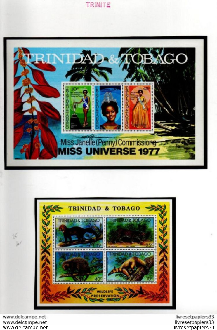 Trinidad & Tobago Miss Universe 1977  Wildlife  -  Preservation - Trinidad & Tobago (...-1961)