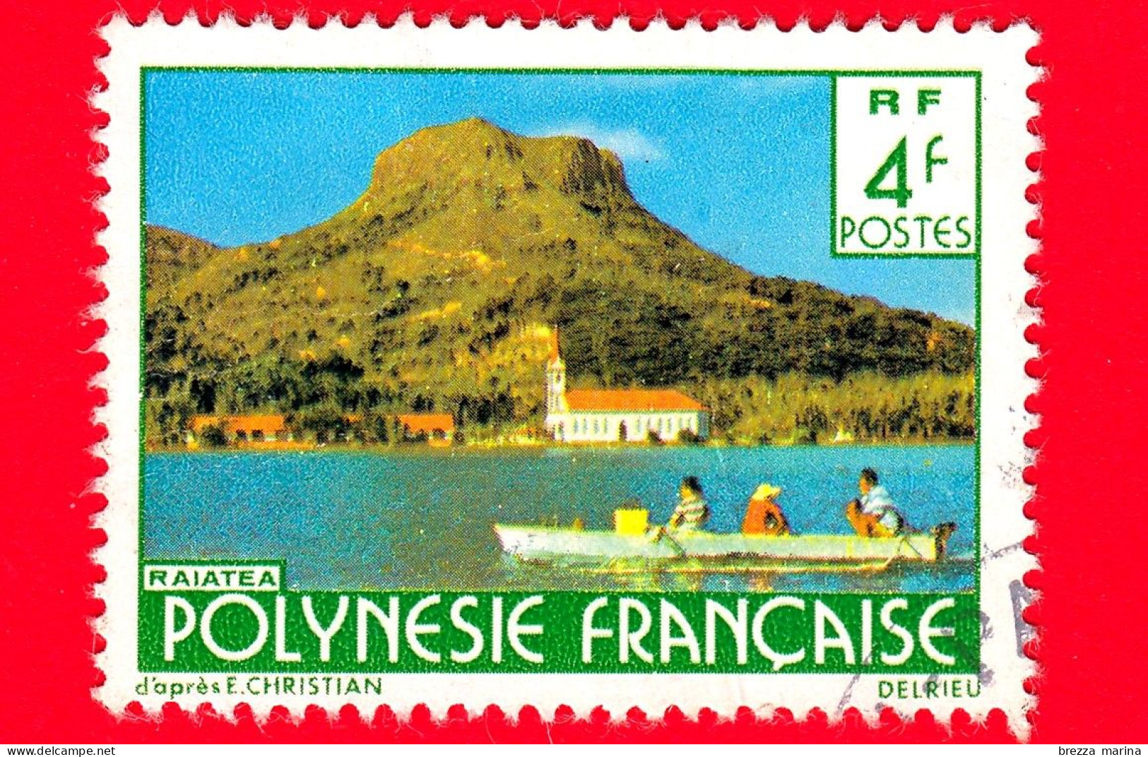 POLINESIA FRANCESE - Usato - 1979 - Paesaggi Polinesiani - Raiatea - 4 - Gebraucht