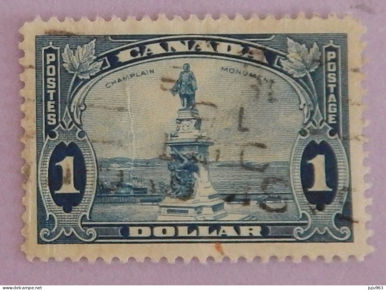 CANADA YT 189 OBLITERE "MONUMENT DE CHAMPLAIN A QUEBEC" ANNÉE 1935 - Oblitérés