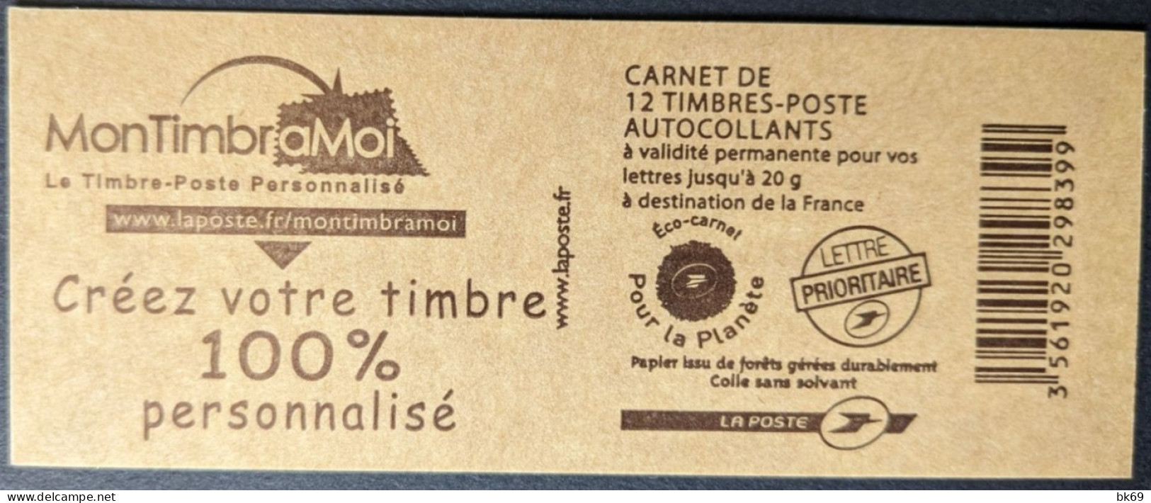 Variété 4197-C5** Carnet Beaujard Joli Défault D'essuyage, 2 Timbres Marges Bien Rouge - Moderni : 1959-…