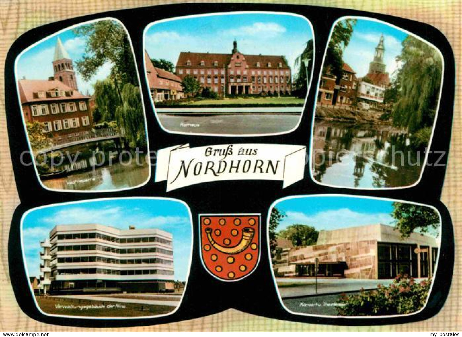 72724161 Nordhorn Vechte Rathaus Konzert Und Theatersaal Verwaltungsgebaeude Der - Nordhorn