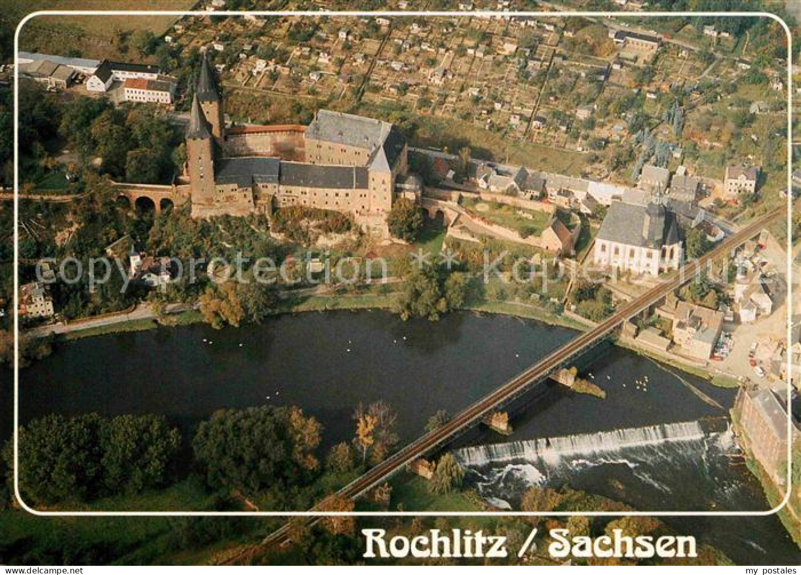 72724093 Rochlitz Sachsen Fliegeraufnahme Fusspartie Rochlitz - Rochlitz