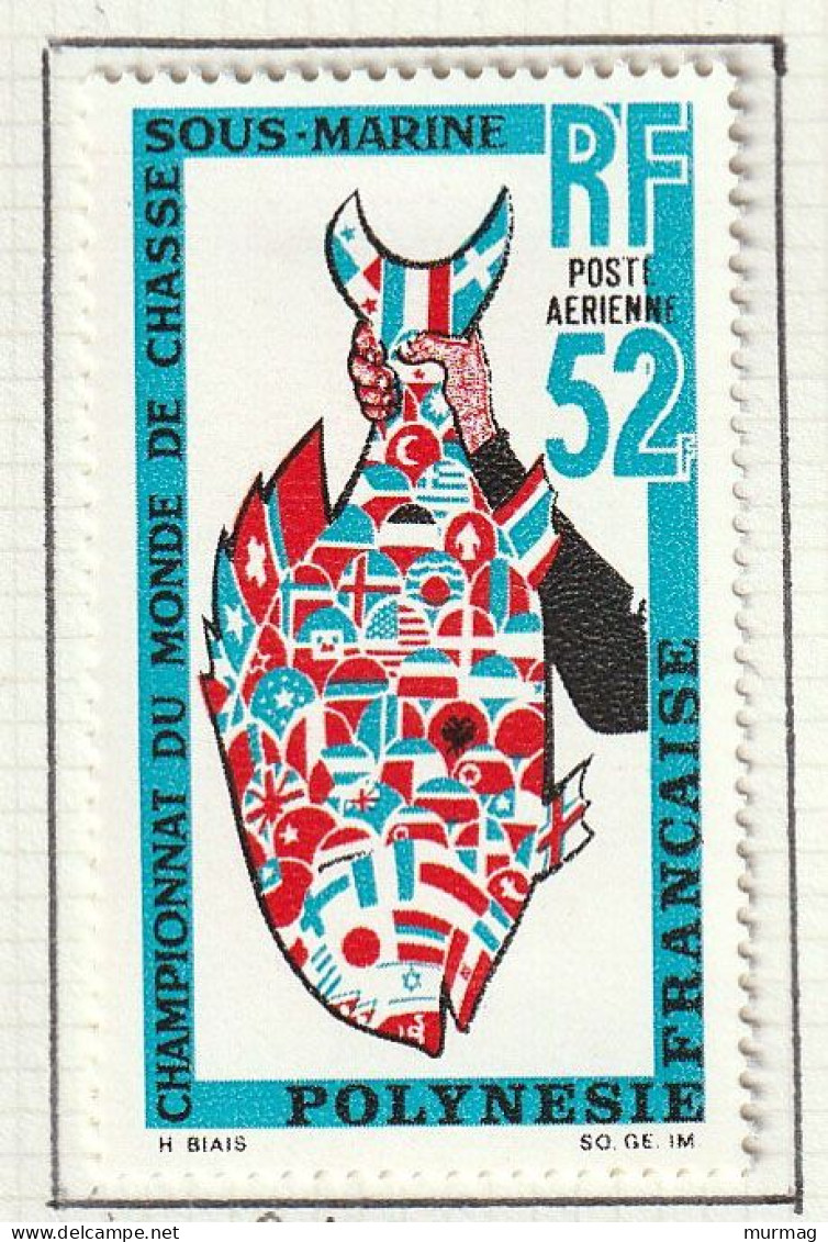 POLYNESIE FRANCAISE - Championnat Du Monde De Pêche Sous-marine à Papeete - Y&T PA 29-30 - 1969 - MH - Nuevos