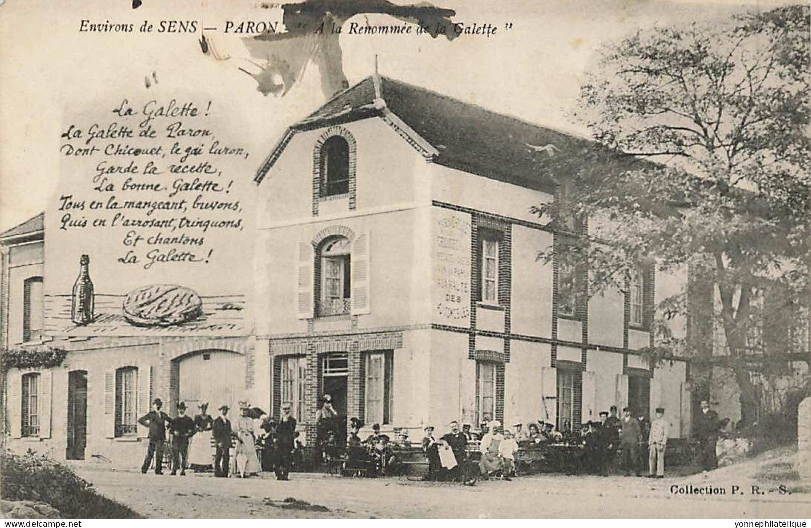 89 - YONNE - PARON - Environs De SENS - "à La Renommée De La Galette" Restaurant - 11298 - Flogny La Chapelle