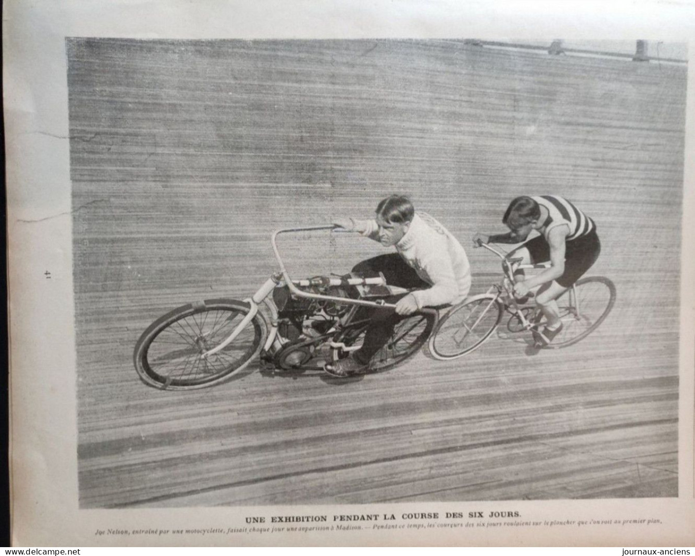 1903 CYCLISME - AUTOUR DES SIX JOURS DE NEW YORK - JOE NELSON - GEORGES LEANDER ETC... - LA VIE AU GRAND AIR - Magazines - Before 1900