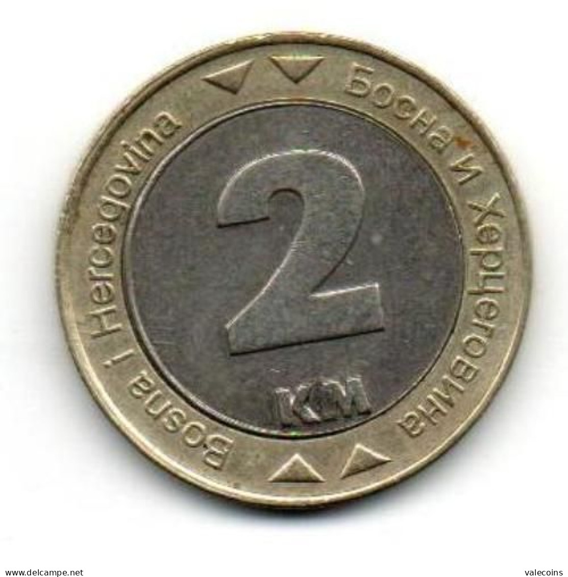 BOSNIA HERZEGOVINA - 2000 - 2 Marka - KM 119 VF Coin - Bosnie-Herzegovine