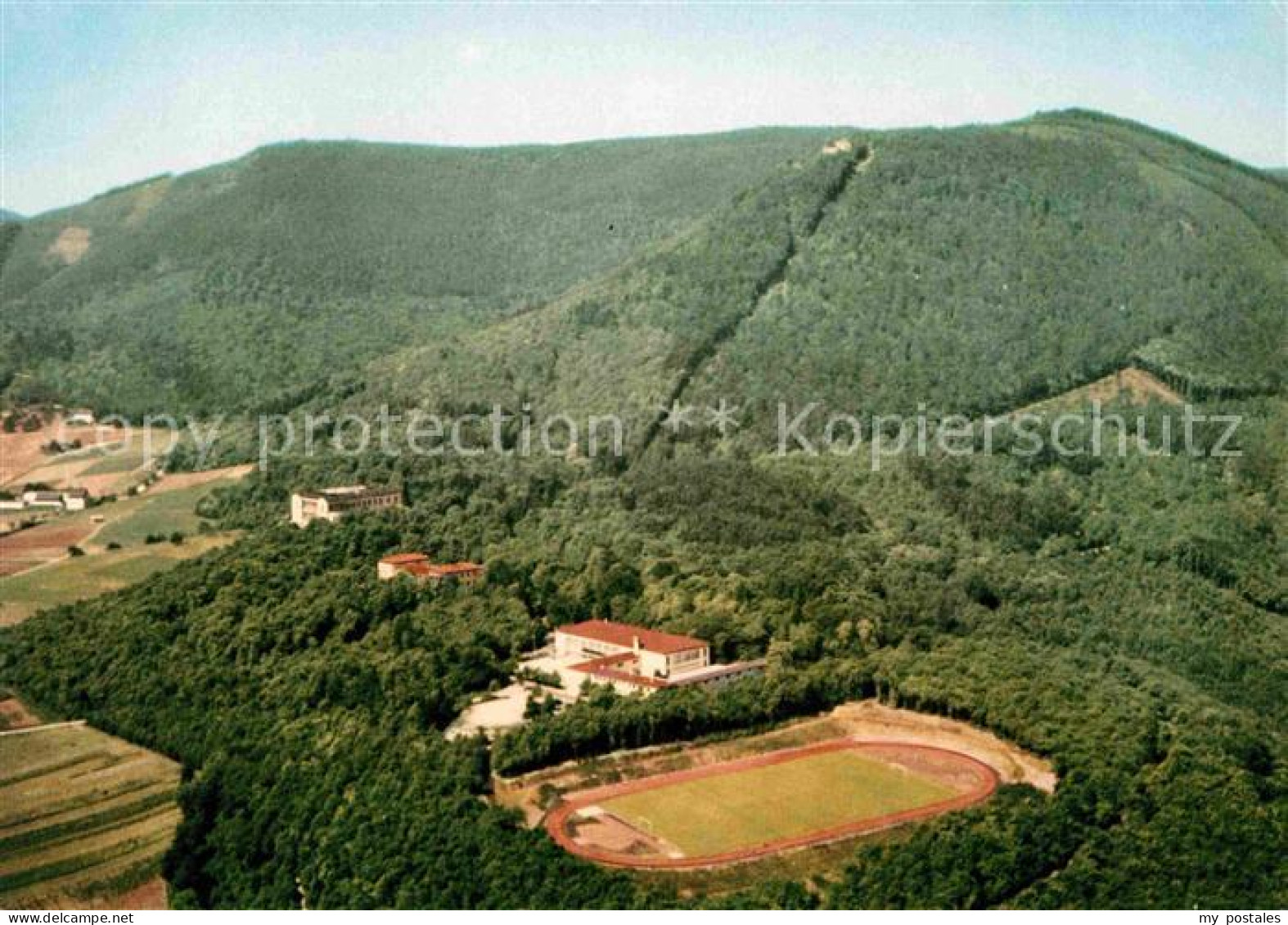 72722127 Edenkoben Schloss Ludwigshoehe Nebst Sportschule Fliegeraufnahme Edenko - Edenkoben