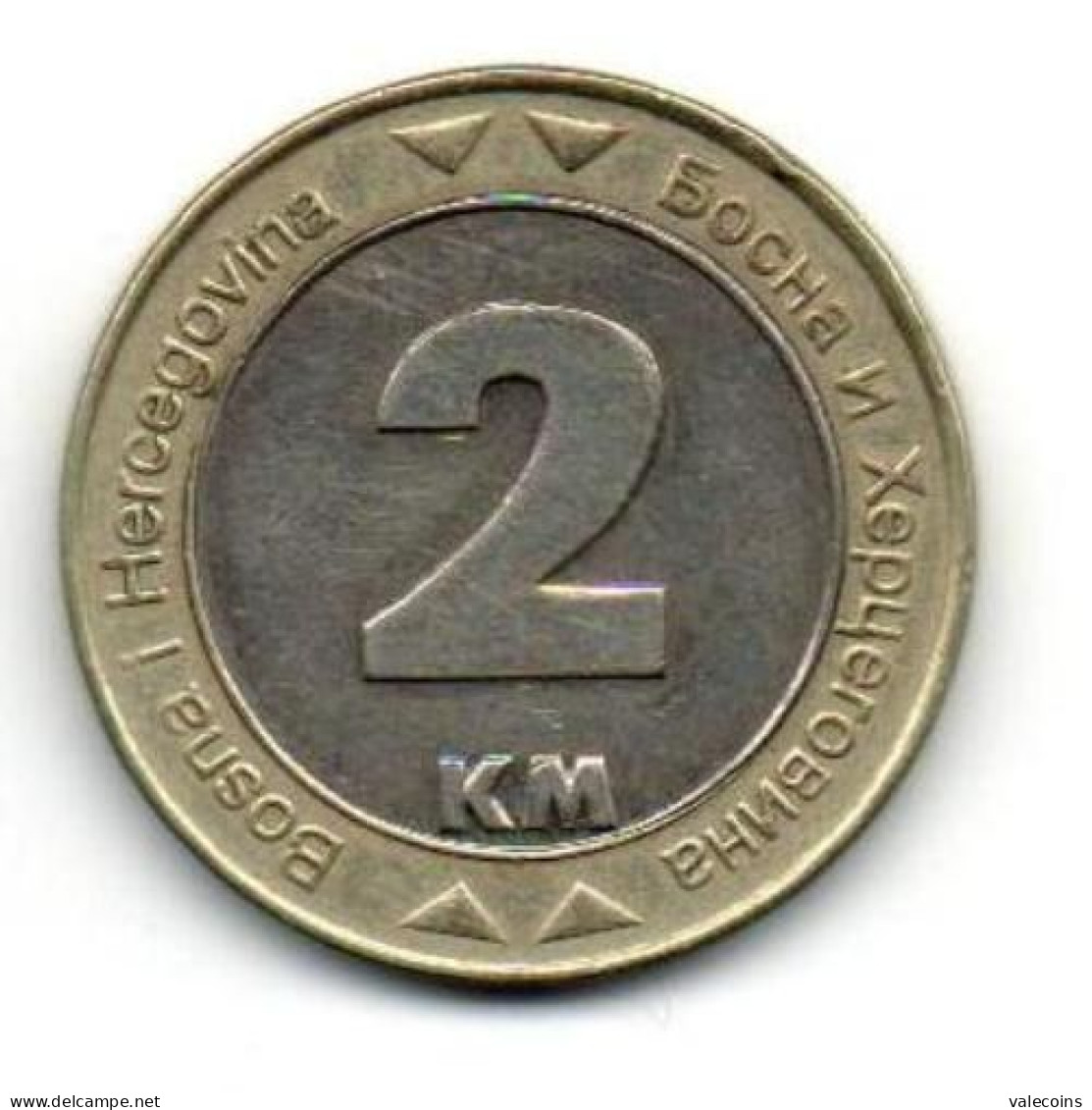 BOSNIA HERZEGOVINA - 2003 - 2 Marka - KM 119 XF+ Coin - Bosnia Y Herzegovina