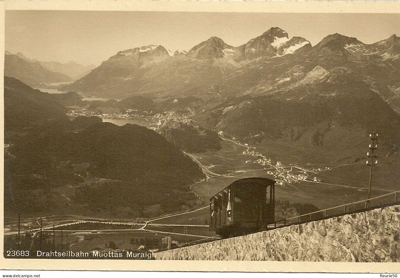 CH - DRAHTSEILBAHN Muottas Muragl. - Andere & Zonder Classificatie