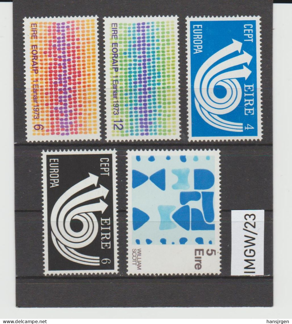 IMGW/23  IRLAND  1973  Michl  287/91  ** Postfrisch Siehe ABBILDUNG - Ungebraucht