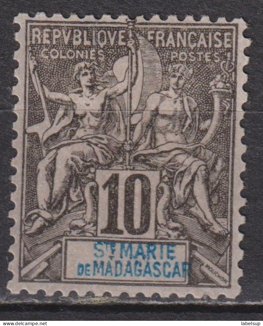 Timbre Neuf* De Sainte Marie De Madagascar De 1894 N°4 MNG - Unused Stamps