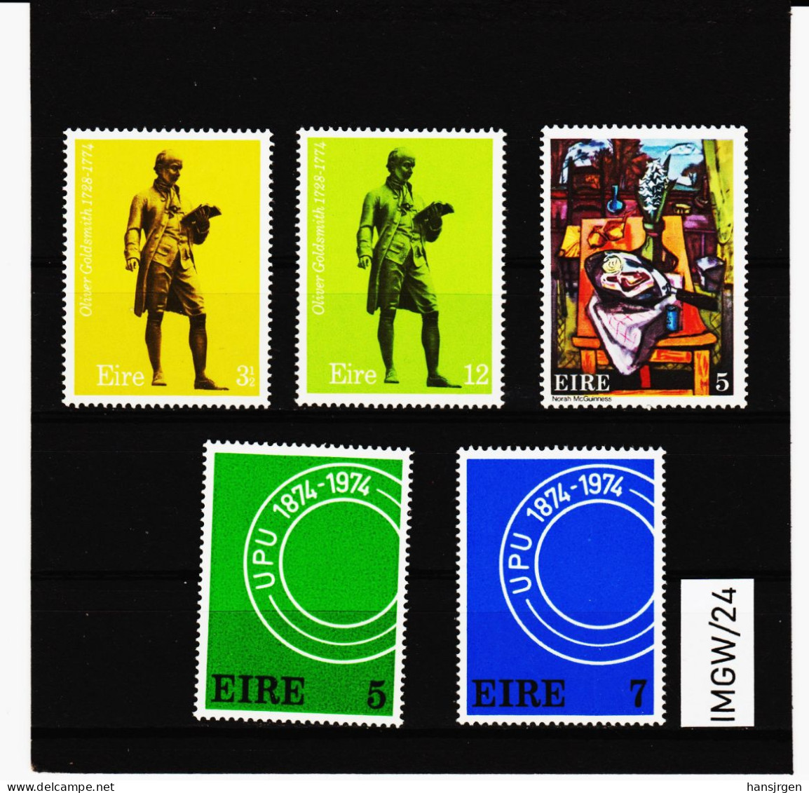 IMGW/24  IRLAND  1974  Michl  304/06 + 309/10  ** Postfrisch Siehe ABBILDUNG - Nuovi