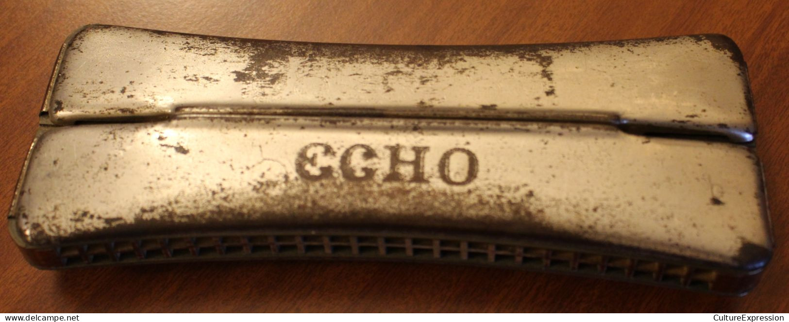 Harmonica Double Echo Ancien - Instruments De Musique