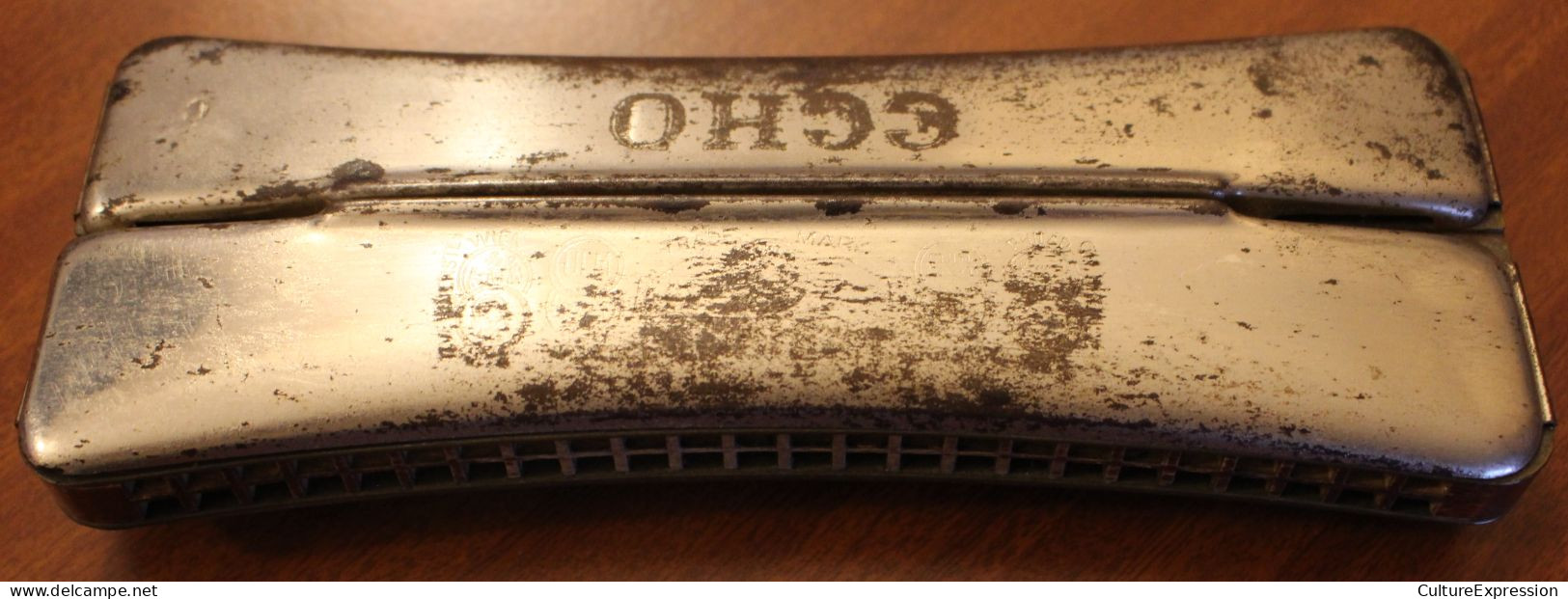 Harmonica Double Echo Ancien - Instruments De Musique