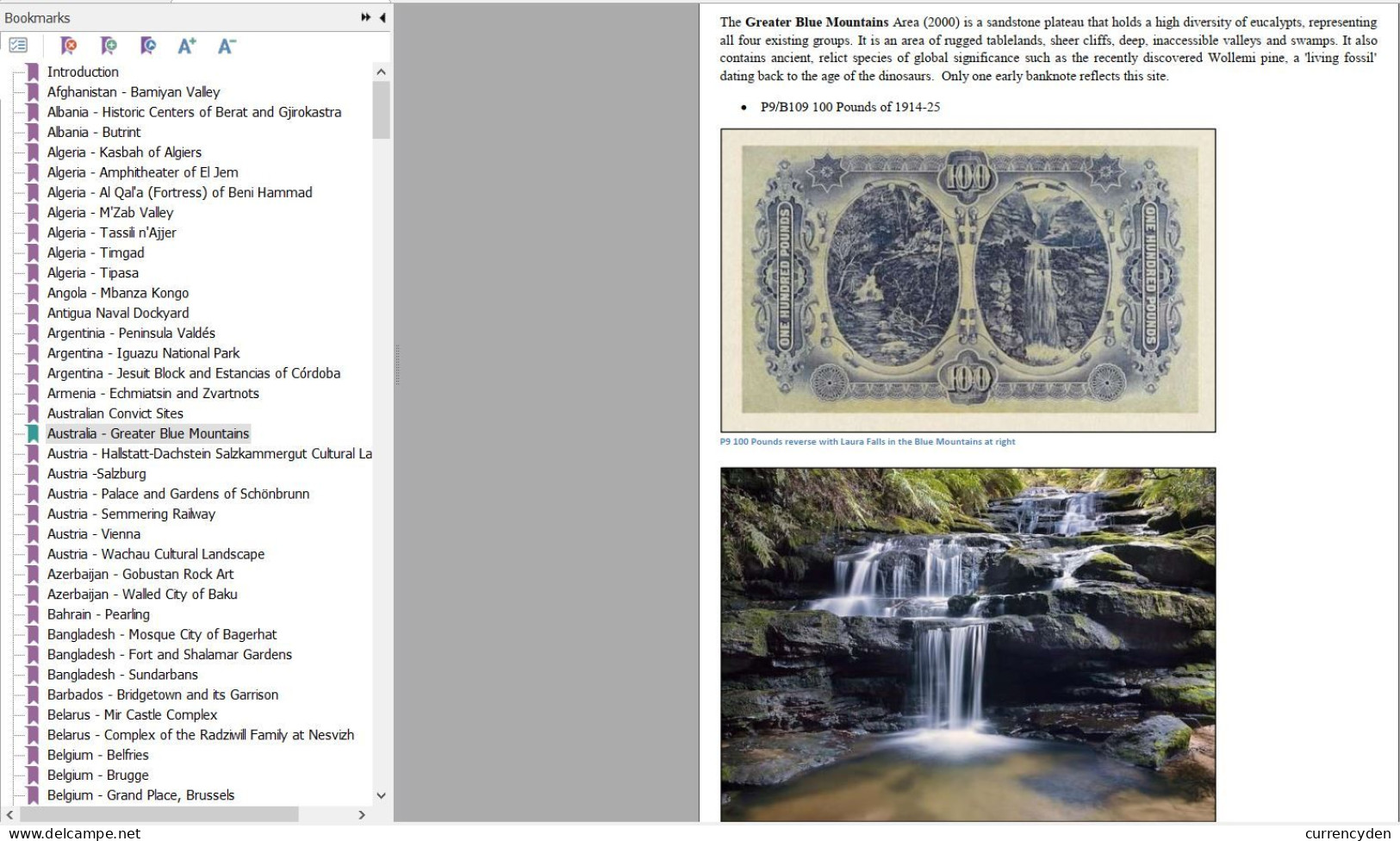 2024 EBook Complete Catalog Of UNESCO World Heritage Sites On Banknotes, 442 Pages - Other & Unclassified