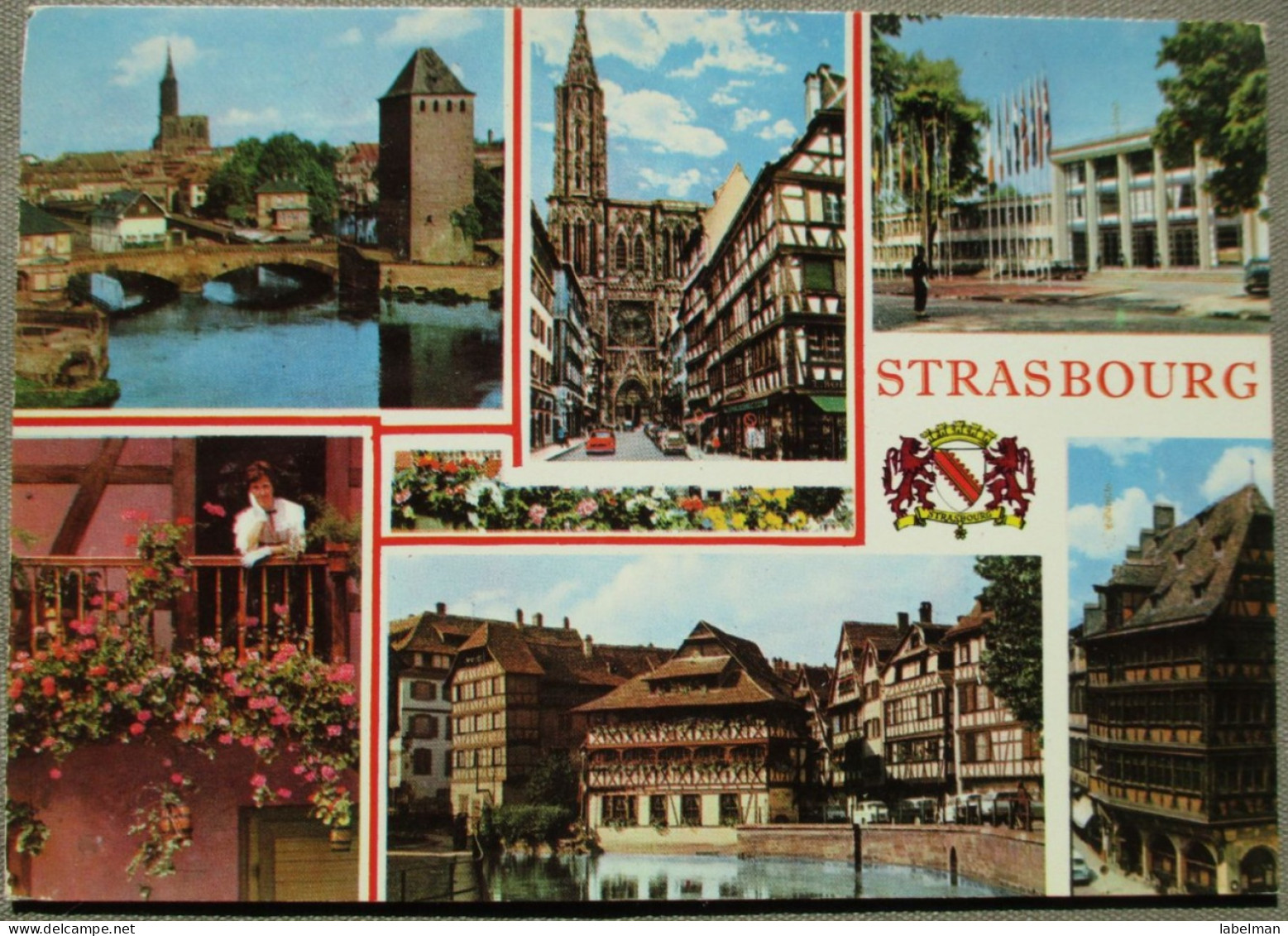 FRANCE STRASSBOURG PLACE KLEBER CATHEDRAL VIEW AK CARTE POSTALE ANSICHTSKARTE POSTCARD CARD KARTE CARTOLINA POSTKARTE - Brumath