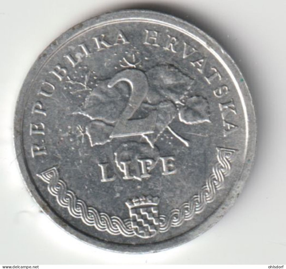 HRVATSKA 1999: 2 Lipe, KM 4 - Croatia