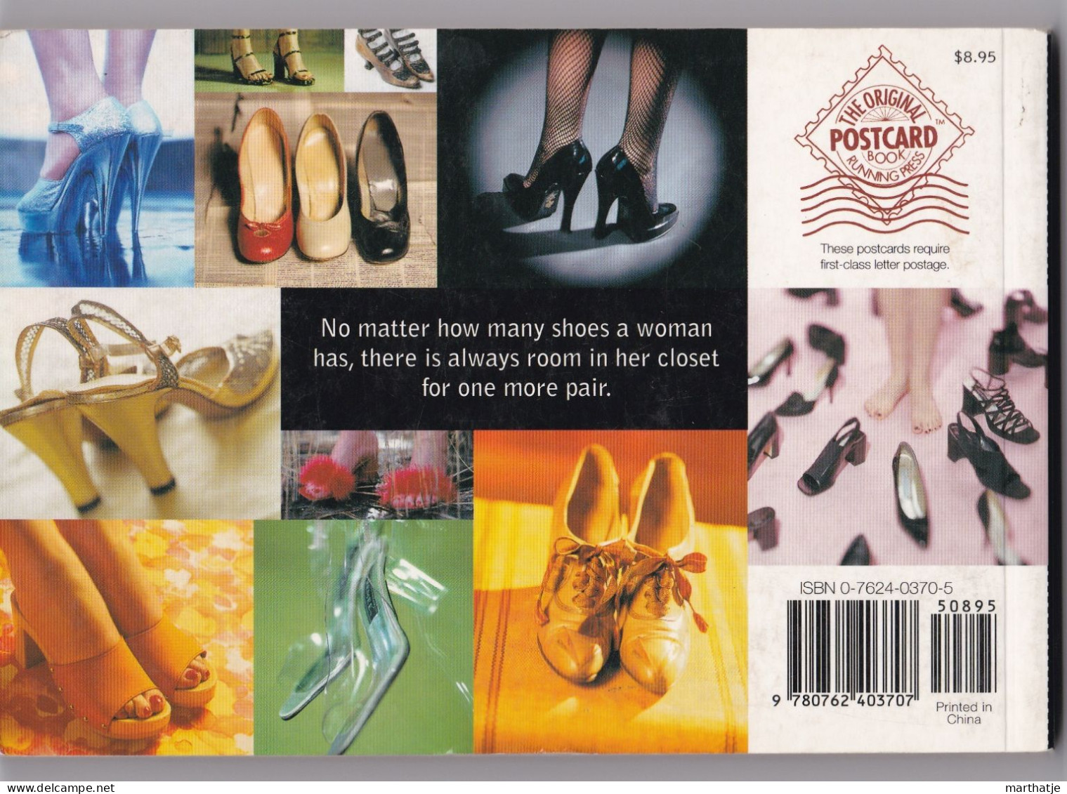Postcardbook SHOES - 1998 - 28 IMAGES That Skip, Stride, And Strut Through SHOE HISTORY - Mode