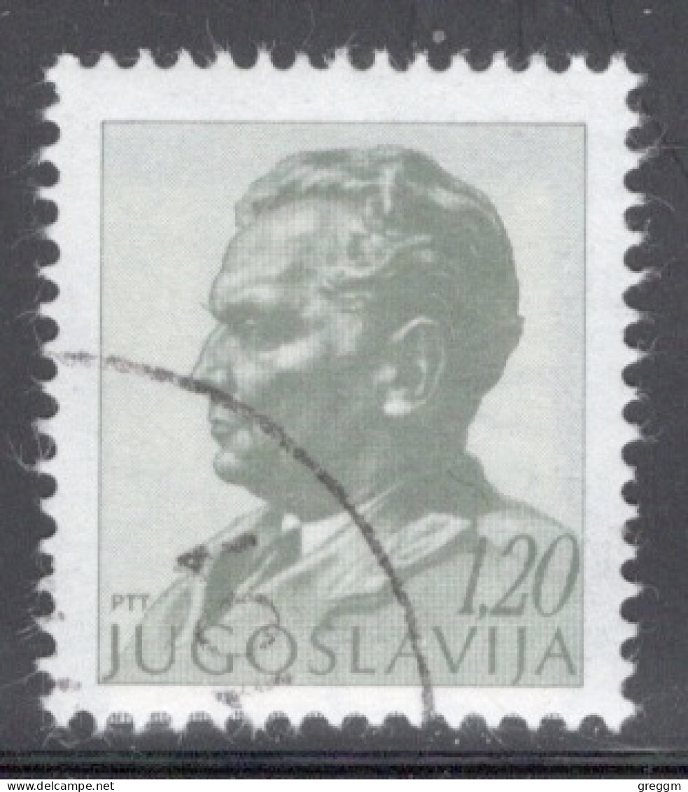 Yugoslavia 1974 Single Stamp For President Tito In Fine Used. - Beneficiencia (Sellos De)