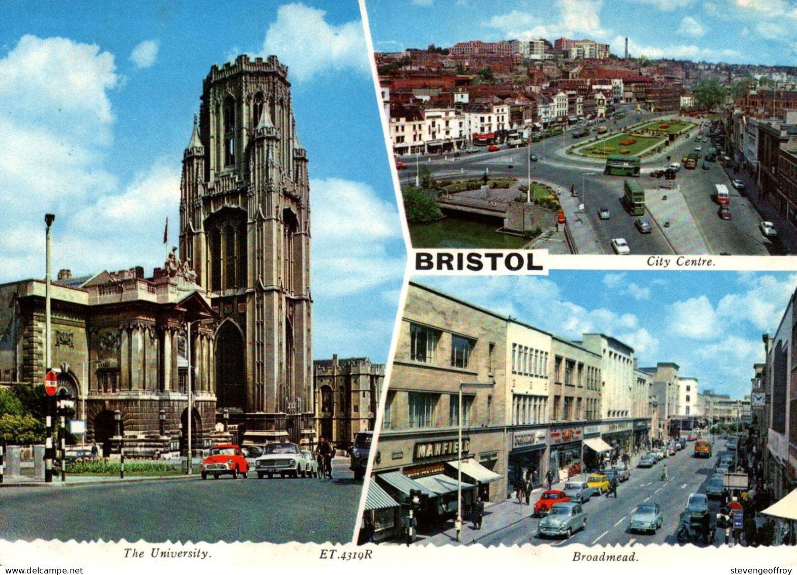 Royaume Uni Angleterre Bristol Multi Vue Generale City Centre University Broadmead - Bristol