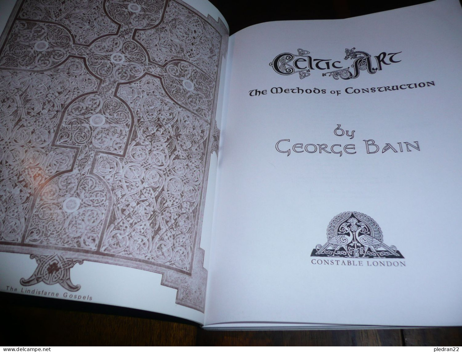 GEORGE BAIN CELTIC ART THE METHODS OF CONSTRUCTION EDITIONS CONSTABLE 1996 REPRODUCTIONS EN NOIR ET EN COULEURS - Bellas Artes