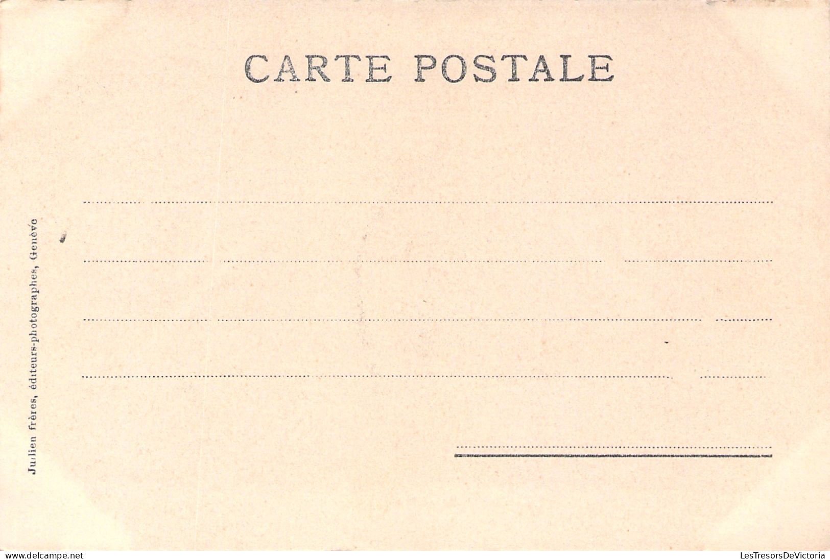 SUISSE - Saint Gingolph - Bateaux - Carte Postale Ancienne - Saint-Gingolph