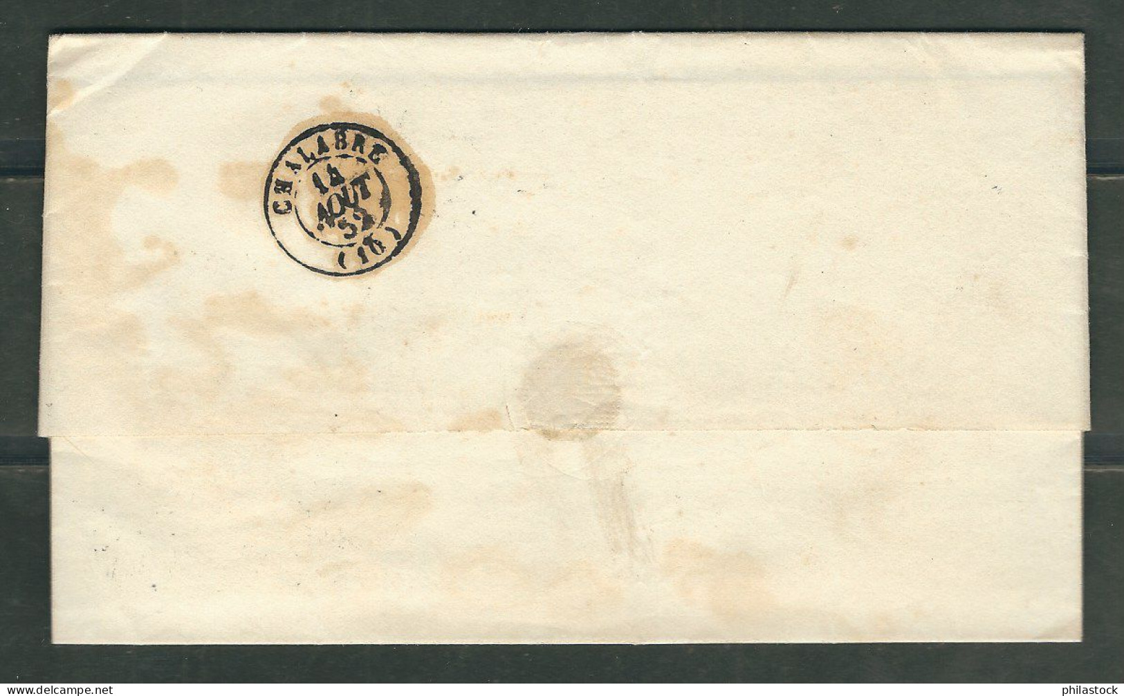 FRANCE 1852 Marque Postale Taxée De Lavelanet Pour Chalabre - 1852 Louis-Napoléon