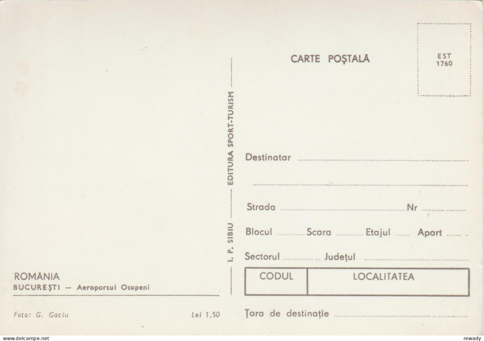 Romania - Bucuresti - Otopeni - International Airport - Aeroportul Otopeni - Sonstige & Ohne Zuordnung