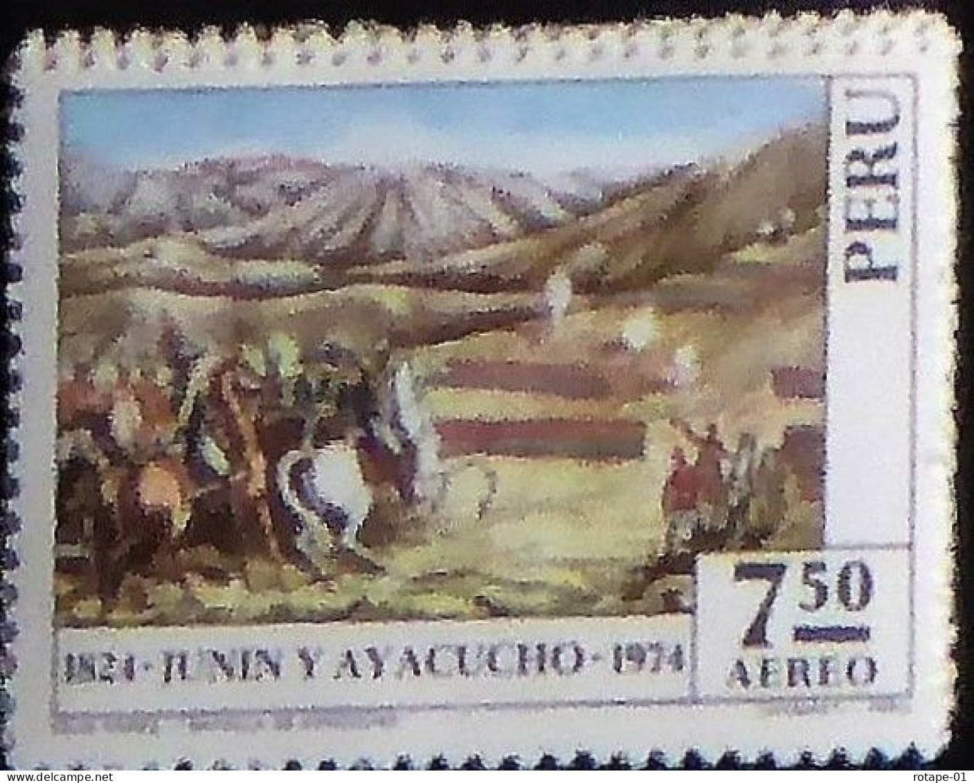 Peru/Pérou  1974  YT N°A389 150e Anniv Bat. Junin & Ayacucho - N** Cote 1€ - Pérou