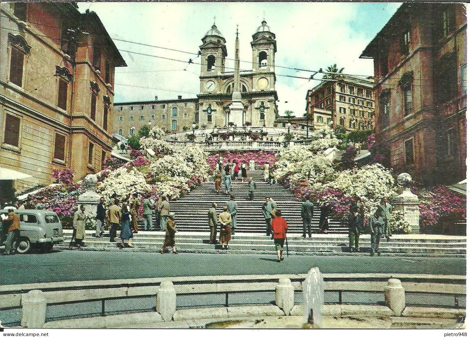 Roma (Lazio) Piazza Di Spagna E Trinità Dei Monti, Spain's Square And Church Of The Trinità Dei Monti - Places