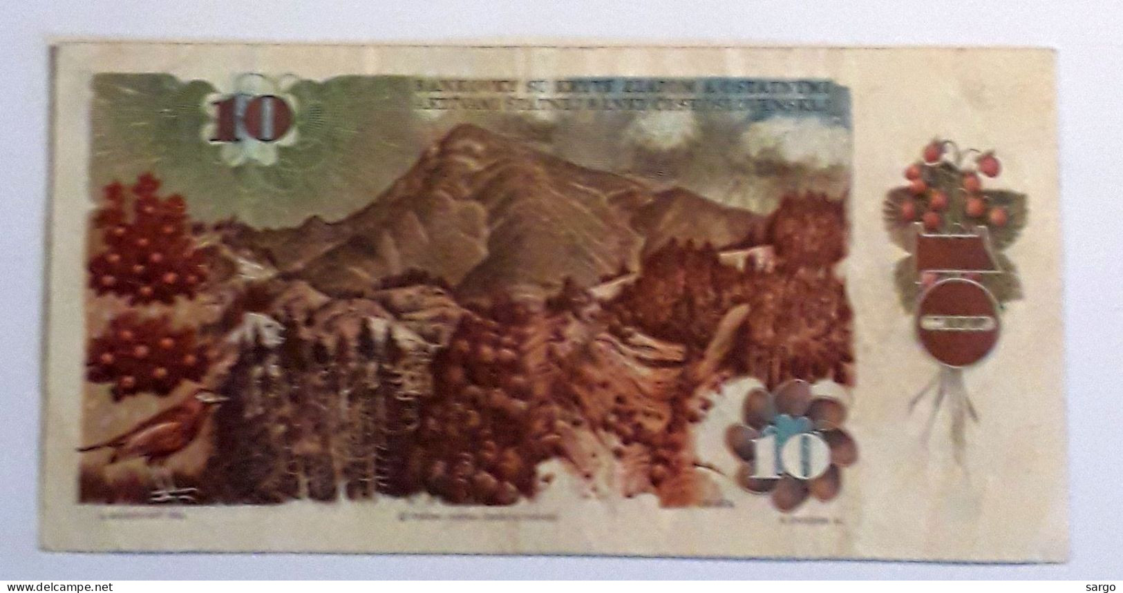 CZECHOSLOVAKIA - 10 KORUN - P 94  (1986)  - CIRC - BANKNOTES - PAPER MONEY - CARTAMONETA - - Checoslovaquia