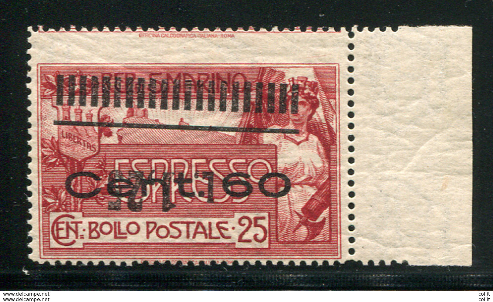 Espresso Lire 1,25 Varietà Soprastampa Capovolta - Unused Stamps