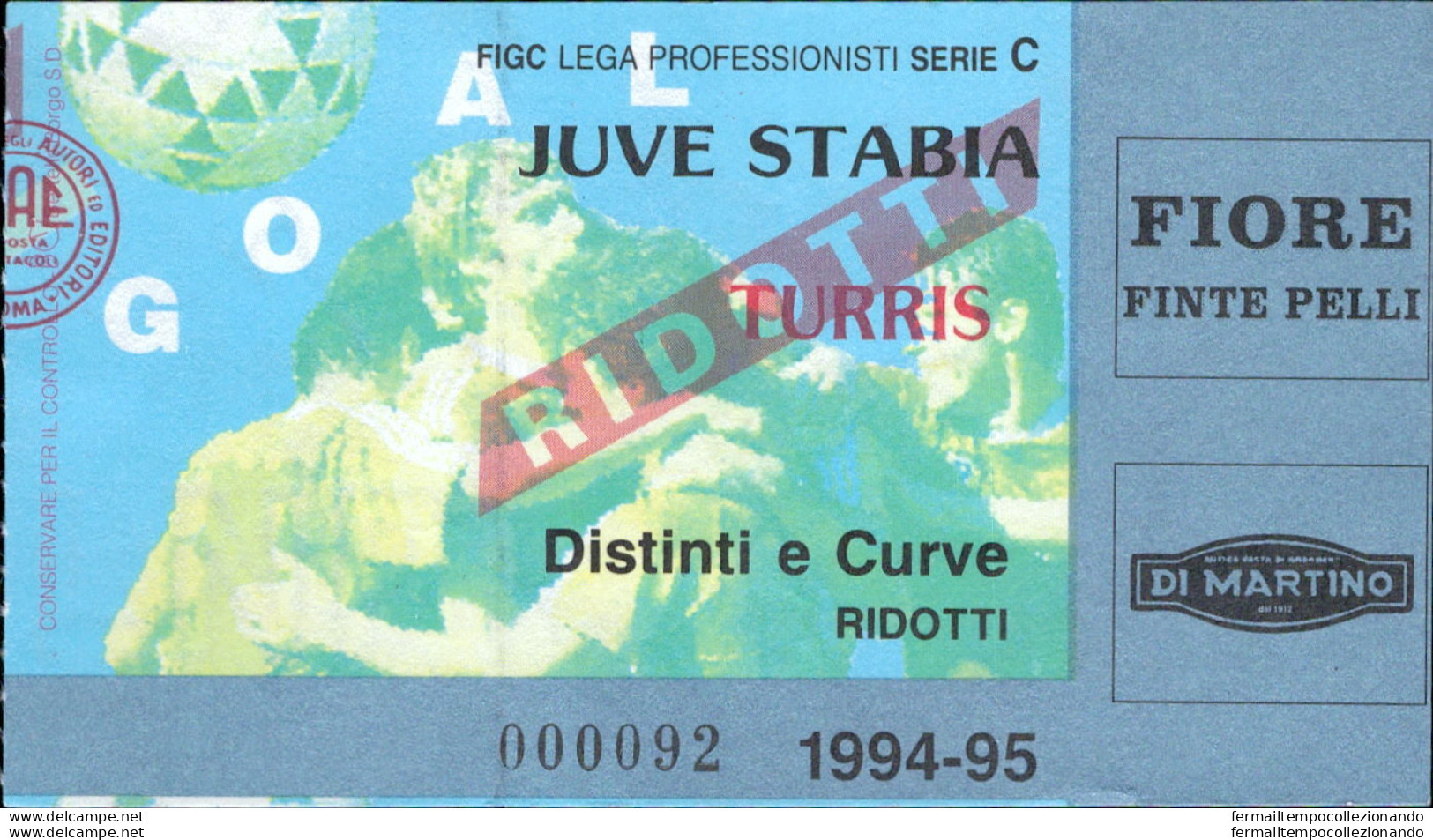 Bl150  Biglietto Calcio Ticket  Juve Stabia - Turris - Tickets - Entradas